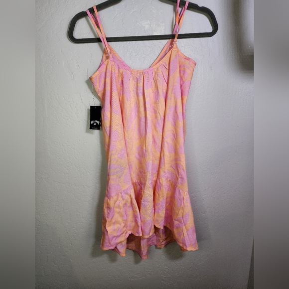 Billabong Sunny Daze Pink Floral Print Mini Dress Size XS - Picture 4 of 9
